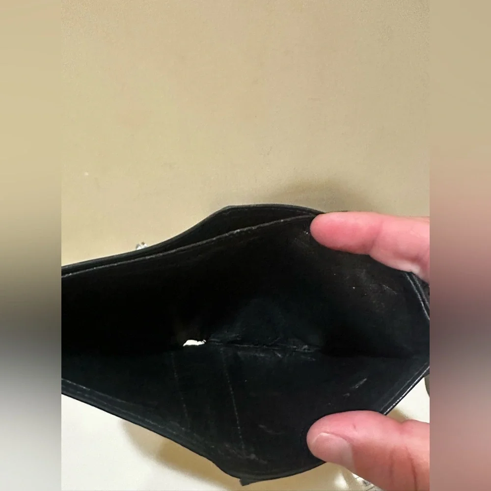 Versace Black Leather Medusa Medallion Wallet